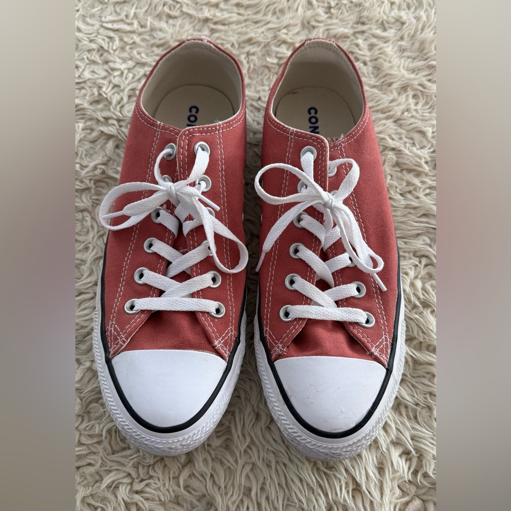 Converse Women's Red Canvas Sneakers